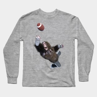 Bigfoot Football Frenzy Long Sleeve T-Shirt